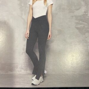 Serra Ladies High Waisted Flare Leggings-Sz XL